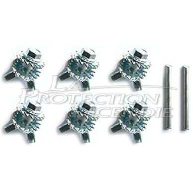 Coffret de protection décoratif X13 Extinbox, en aluminium brossé