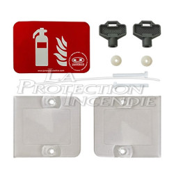 Porthole kit + keys for Jonesco security box