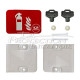 Kit hublots + clefs pour coffret de sécurité Jonesco