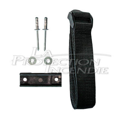 Kit Sangle pour la fixation d'un extincteur dans un coffret