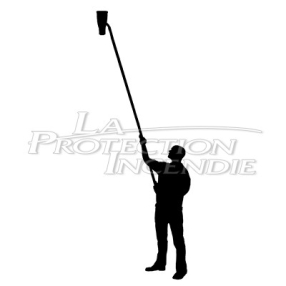 Perche pour test fermé et test thermique - 5,00m