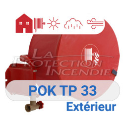 Cover for RIA POK Pivoting DN 33 for outdoor use