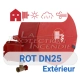 Cover for RIA ROT DN25 for outdoor use