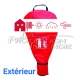 Housse extincteur 5 Kg CO2 avec protection UV pour extérieur