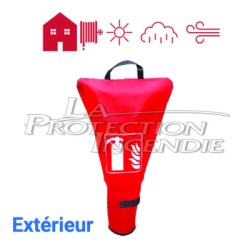 Housse extincteur 2 Kg CO2 avec protection UV pour extérieur