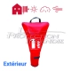 Housse extincteur 2 Kg CO2 avec protection UV pour extérieur