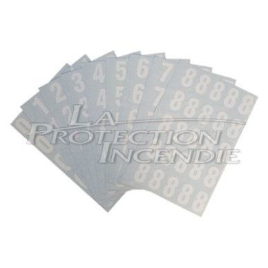 Durable marking 250 digits - 4 cm Durable marking 250 digits - 4 cm
