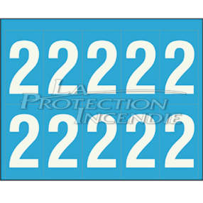 Planche de 10 chiffres - 2