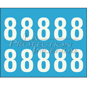 Board of 10 numbers - 8