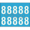 Board of 10 numbers - 8