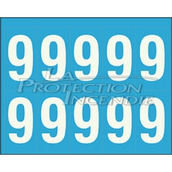 Board of 10 numbers - 9