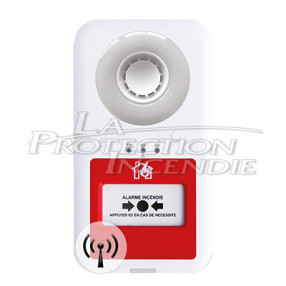 Type 4 radio alarm with batteries