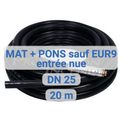 Tuyau RIA MAT / PONS entrée nue DN 25 - 20M