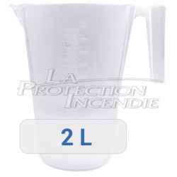 Graduated pitcher with pouring spout - 2 L