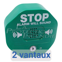 Emergency Exit Stop Alarm – Model for 2-Leaf Door