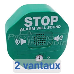 Emergency Exit Stop Alarm – Model for 2-Leaf Door