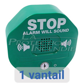 Alarme Stop Issue de Secours – Modèle pour Porte 1 Vantail