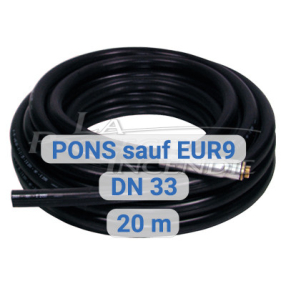 RIA PONS hose with swan neck DN 33 - 20M