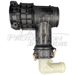 Boîte à eau DN 25 ROT - avec coude, épingles, circlip et collier de serrage