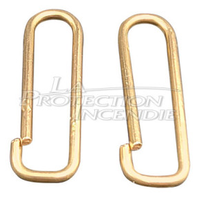 Boîte à eau DN 25 ROT - avec coude, épingles, circlip et collier de serrage