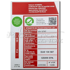 Kit de transition sans fluor EUROFEU - 9 L