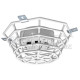 Grille de protection pour détecteur