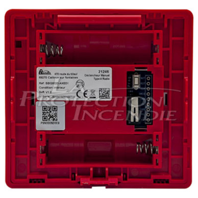 Red radio manual trigger Red radio manual trigger
