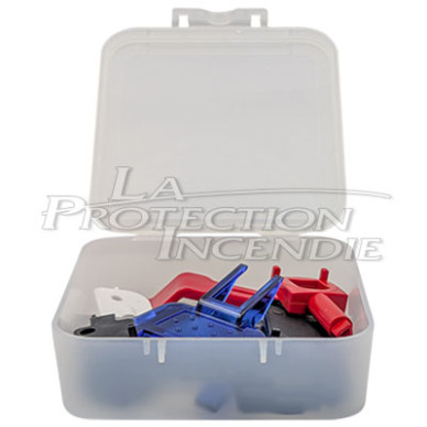 Kit of 11 reset keys for manual releases