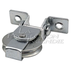 Articulated return pulley