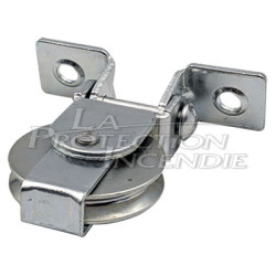 Poulie articulée de renvoi