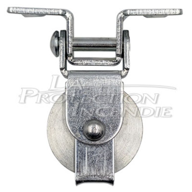 Articulated return pulley