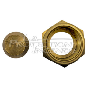 Obturateur en laiton - 6 mm