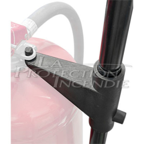 Adaptation kit for mobile fire extinguisher bracket