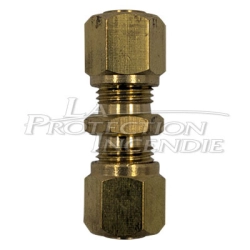 Brass straight union fitting