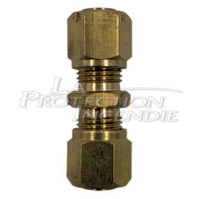 Brass straight union fitting