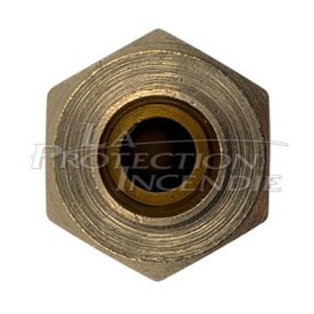 Brass straight union fitting