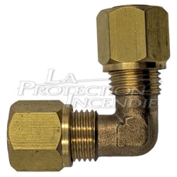 Brass elbow fitting