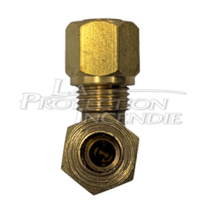 Brass elbow fitting