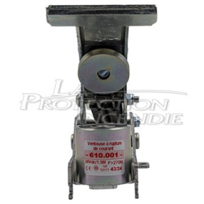 Electromagnetic module for pneumatic box