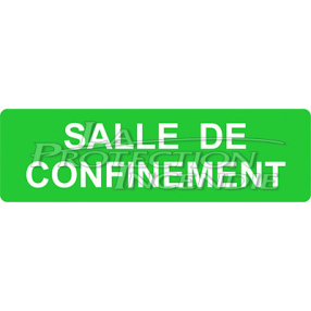 Panel 30 x 10 cm “Containment room”