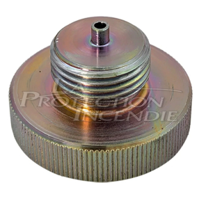 Reset screw for thermal release valves fixed to the frame of the smoke vents