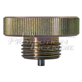 Reset screw for thermal release valves fixed to the frame of the smoke vents