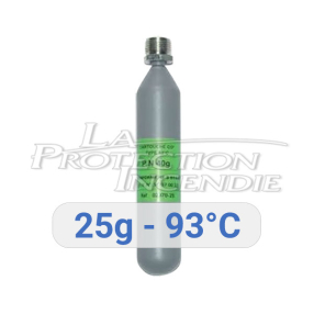 Cartouche APS 025g - 93°C - tête CL10 - pour la remise en service des alimentations pneumatiques de sécurité présentes sur les D