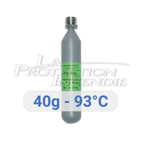 Cartouche APS 040g - 93°C - tête CL10 - pour la remise en service des alimentations pneumatiques de sécurité présentes sur les D