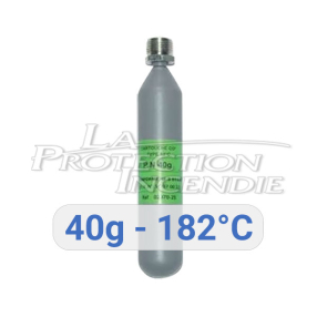Cartouche APS 040g - 182°C - tête CL10 - pour la remise en service des alimentations pneumatiques de sécurité présentes sur les