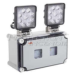 Bloc phare autotestable DUO C 3000L A - Code ABB / KAUFEL : 226510