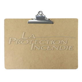 A3 clipboard without flap, made of rigid wood