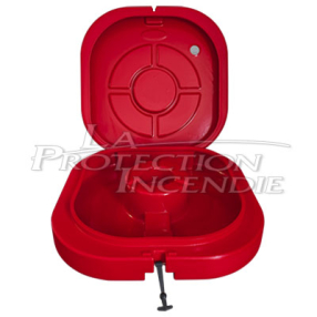 Buoy locker (buoy not included) to provide long-lasting protection for ponds, dock edges, and fire reservoirs