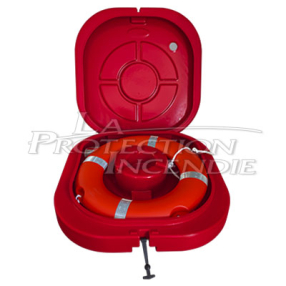Buoy locker (buoy not included) to provide long-lasting protection for ponds, dock edges, and fire reservoirs