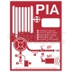 Sign with instructions for Additive Fire Hydrants (PIA) - 150 x 200 mm